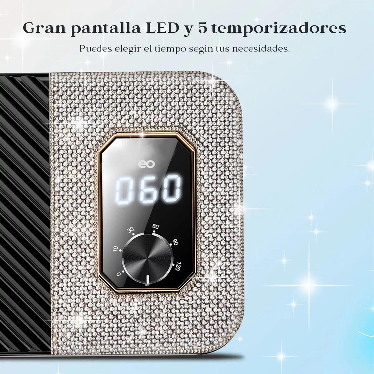 Foto 5 pulgar | Lámpara De Uñas 288w Lámpara Uv Eo Safe Imports Esi-19926 Negro
