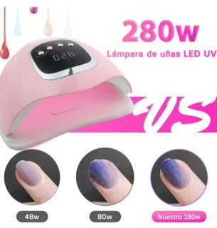Foto 2 | Xtellar Lámpara Uv Profesional Para Uñas 280w Secador De Uñas Premium 66led Para Obtener Resultados De Salón