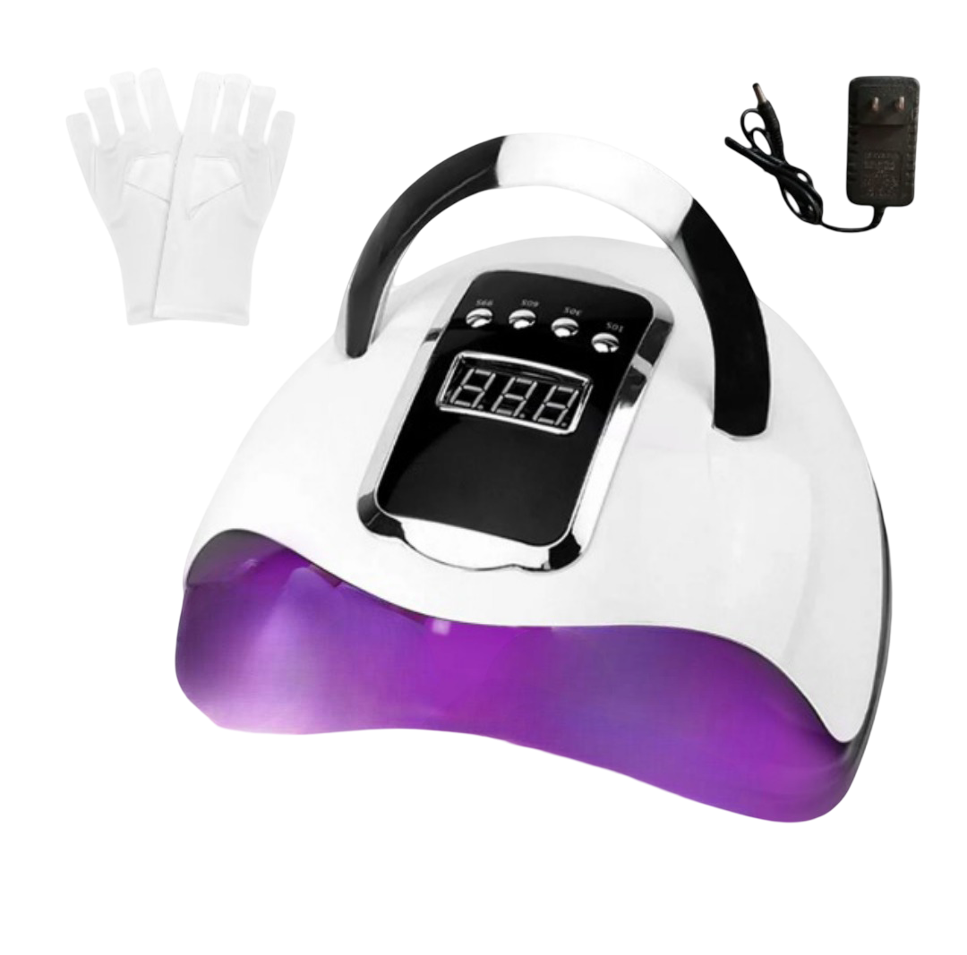 Foto 2 pulgar | Kit De Secado De Uñas Profesional Xtellar De 280w - Lámpara Uv Con 66 Led E Incluye Guantes Y Exfoliantes