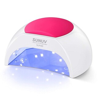Foto 1 | Lámpara De Uñas Uv Sunuv Sun2c De 48 W Con 4 Ajustes De Temporizador Color Rosa - Venta Internacional.