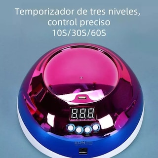 Foto 2 | Lampara Para Uñas- Manicure Secado Rapido Sun Yc-57c 268 W Tornasol