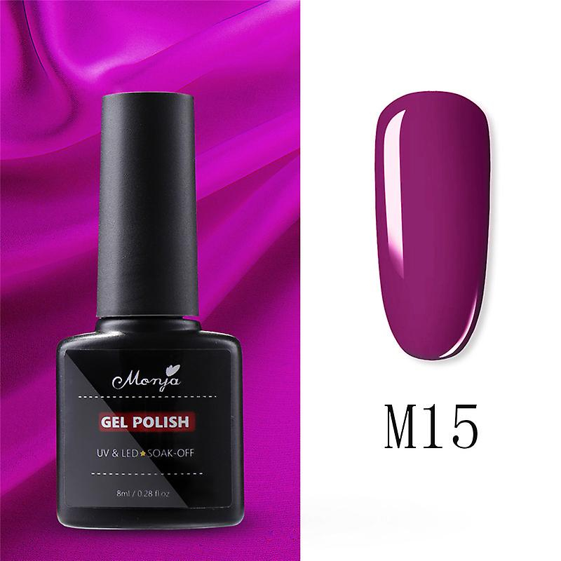 Foto 1 | Gel De Uñas Huoguo Diy  8 Ml  Uv  Led  Color Puro  Con Botella De Plástico - Venta Internacional.