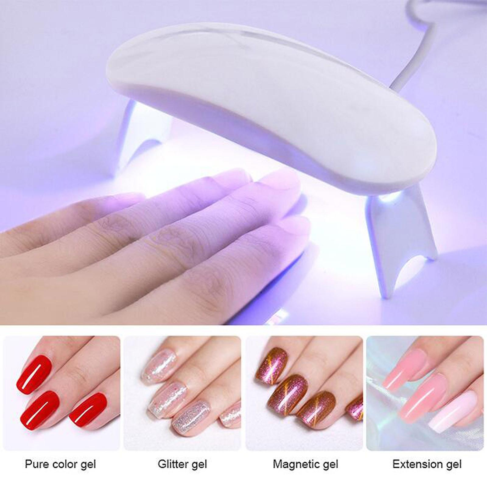 Foto 3 pulgar | Mini Secador De Uñas Con Lámpara De Fototerapia De Manicura Huoguo De 6 W - Venta Internacional.