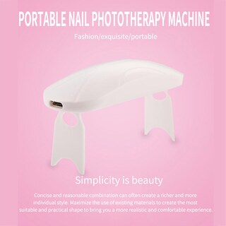 Foto 4 | Mini Secador De Uñas Con Lámpara De Fototerapia De Manicura Huoguo De 6 W - Venta Internacional.