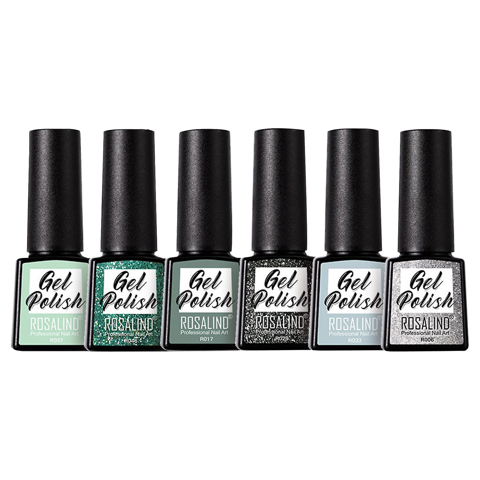 Foto 2 pulgar | Juego De Esmaltes De Uñas En Gel Huoguo  7 Ml  6 Piezas  Para Remojar En Casa - Venta Internacional.