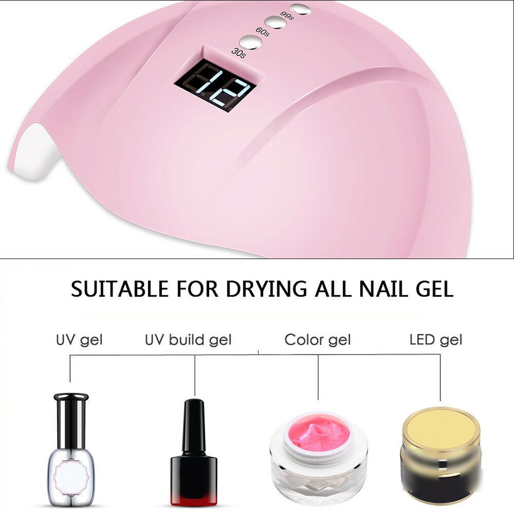 Foto 3 pulgar | Lámpara De Uñas Led Genérica Pink Intelligent De Secado Rápido - Venta Internacional.