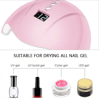 Foto 2 | Lámpara De Uñas Led Genérica Pink Intelligent De Secado Rápido - Venta Internacional.