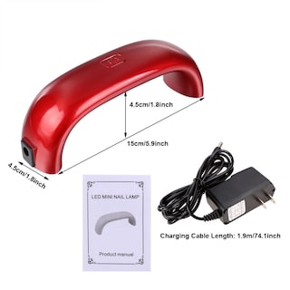 Foto 3 | Máquina Secadora Eléctrica Para Curar Esmaltes De Uñas 9 W 60 Segundos - Venta Internacional.