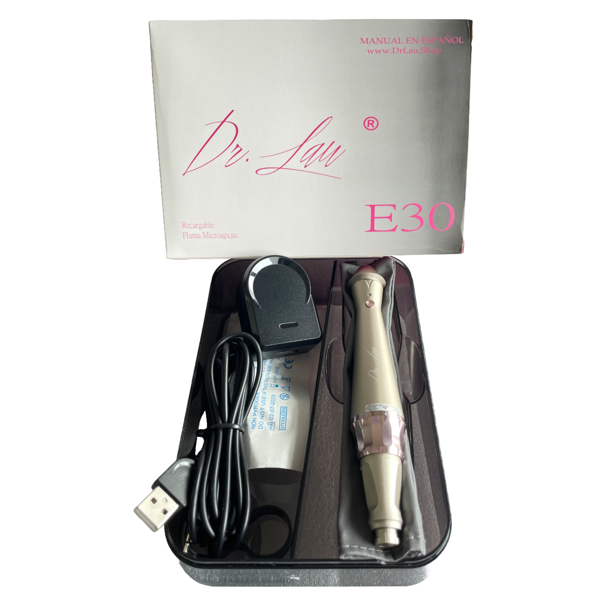 Foto 2 | Pluma Avanzada de Microneedling Dr. Lau E30 Clinicparts Rejuvenecimiento Facial Profesional en Casa