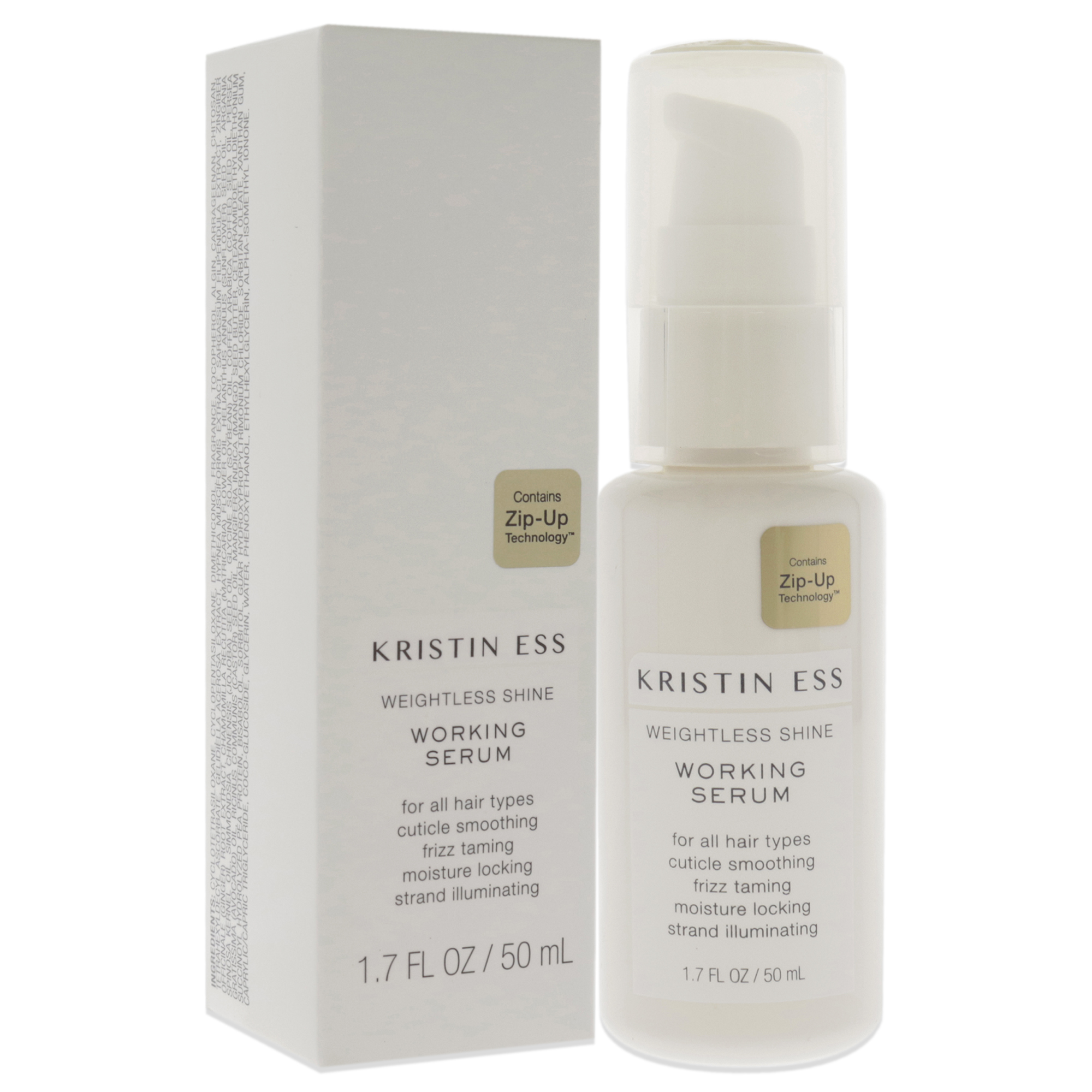 Foto 4 pulgar | Weightless Shine Working Serum Kristin Ess Transparent Colour