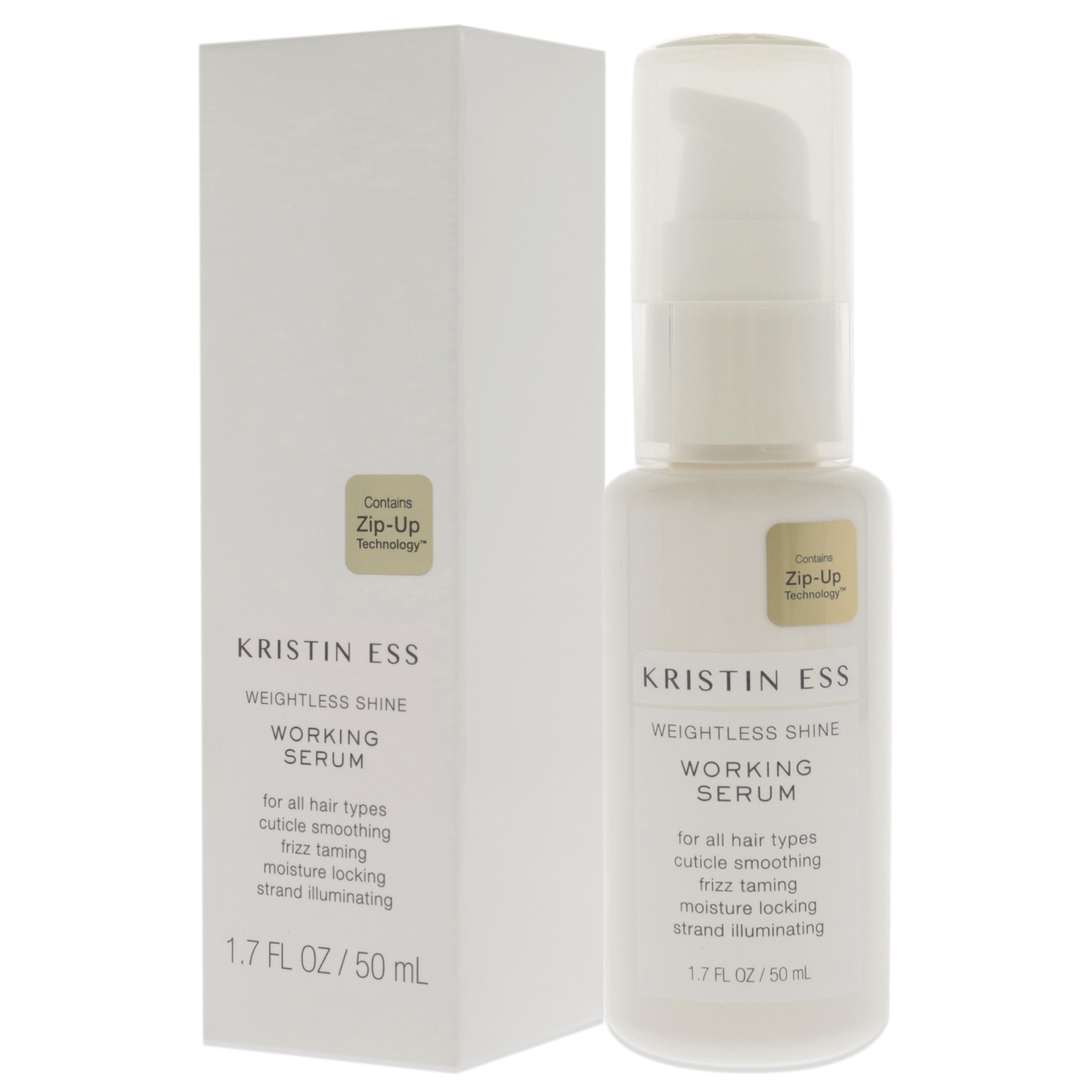 Foto 5 pulgar | Weightless Shine Working Serum Kristin Ess Transparent Colour