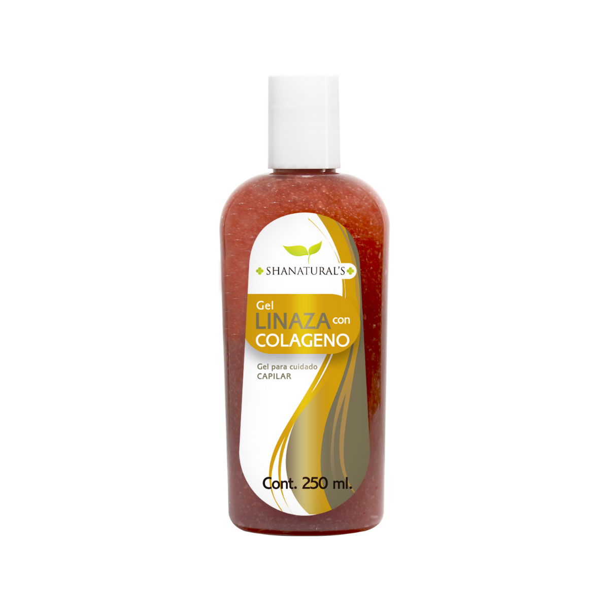 Foto 2 pulgar | Gel de Linaza Colágeno Keratina Shanaturals 250 Ml