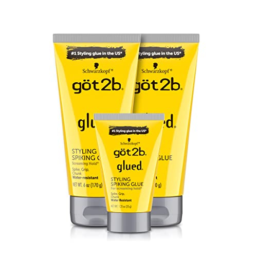 Venta Internacional - Gel Para El Cabello Got2b, Peinado, Con Púas, 6 X 177 Ml, 1 X 37 Ml, Para Viajes