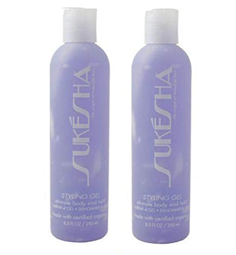 Gel Para Peinar Sukesha, 8.4 Oz, Paquete De 2 - Venta Internacional.