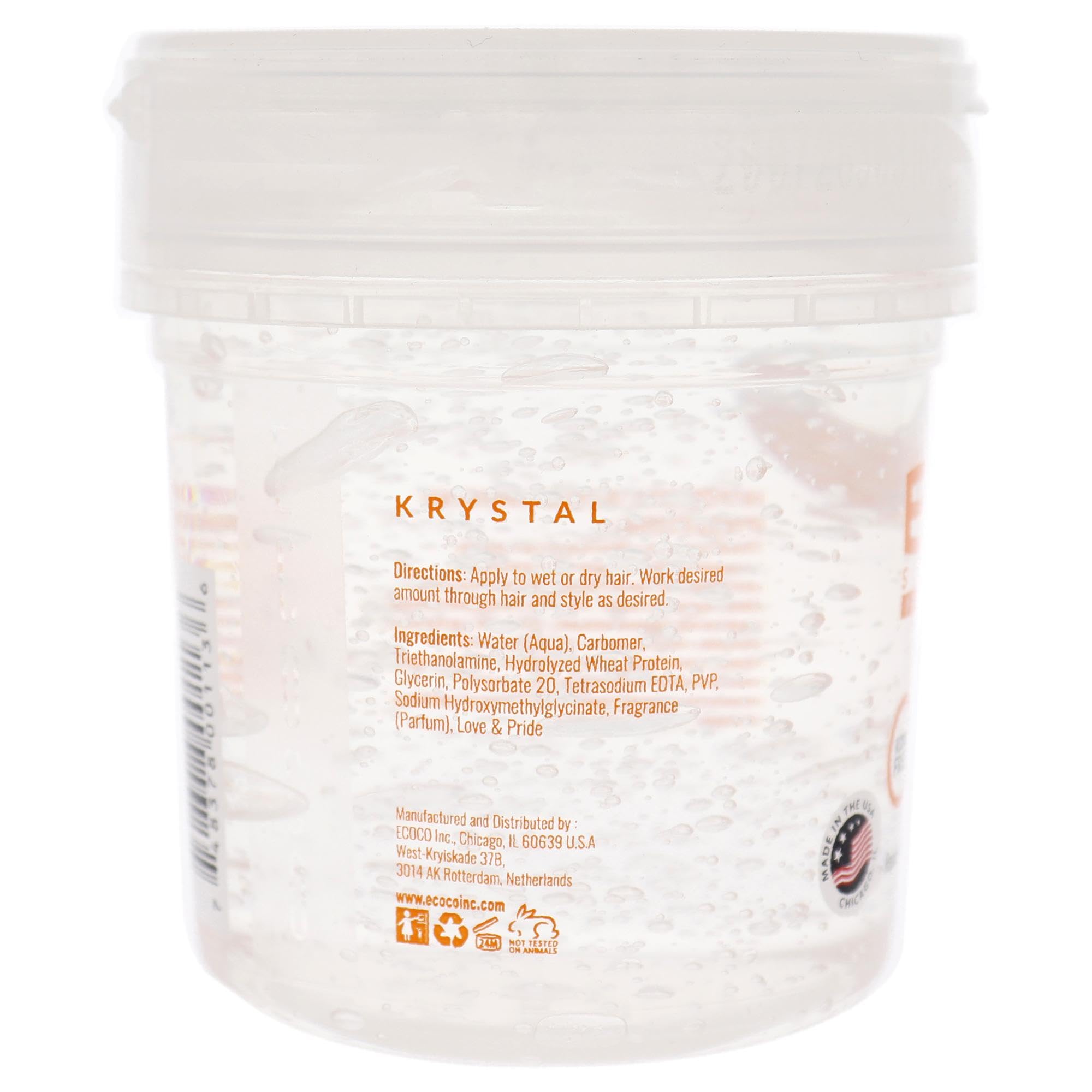 Foto 3 pulgar | Gel De Peinado Eco Style Krystal Añade Cuerpo Y Brillo, 240 Ml - Venta Internacional.