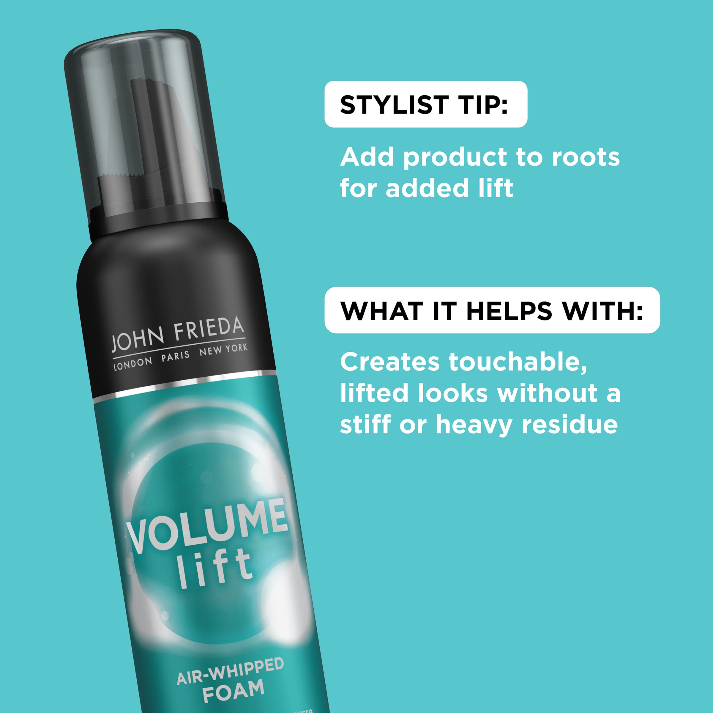 Foto 4 pulgar | Mousse Nutritiva John Frieda Volume Lift Air Whipped Foam - Venta Internacional