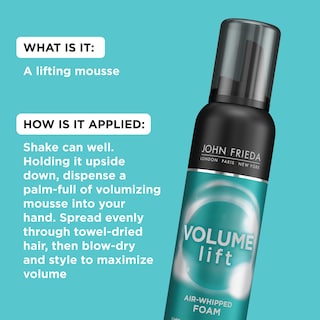 Foto 4 | Mousse Nutritiva John Frieda Volume Lift Air Whipped Foam - Venta Internacional