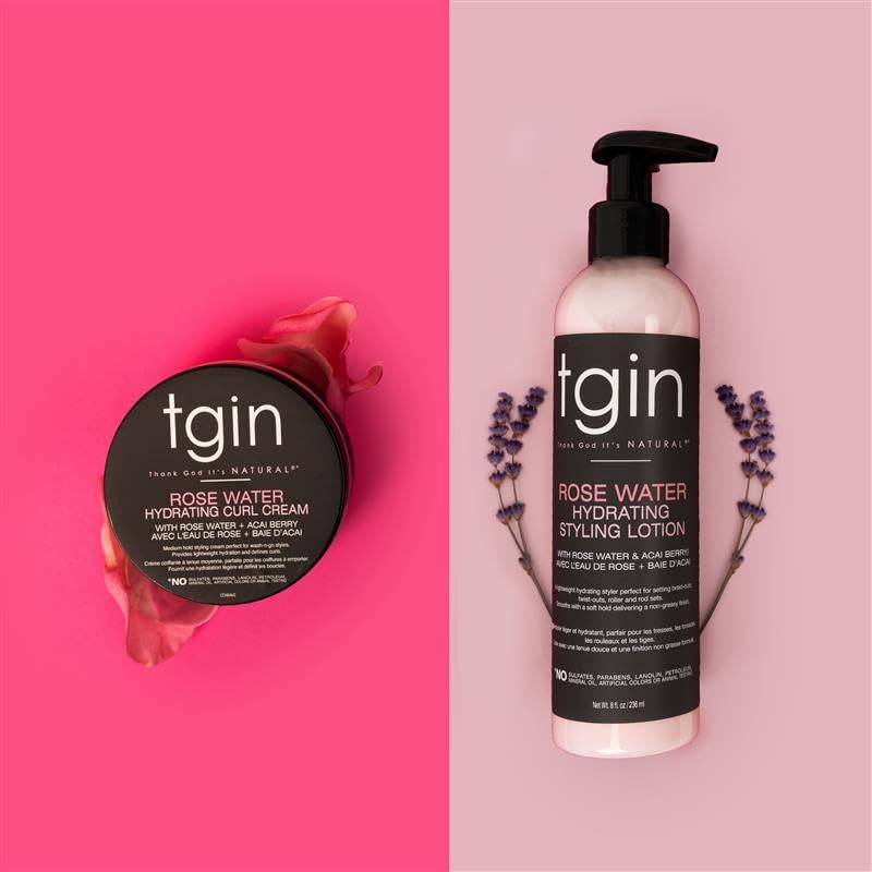 Foto 4 pulgar | Crema Rizada con Agua de Rosas y Loción para Peinar 240 ml - Venta Internacional