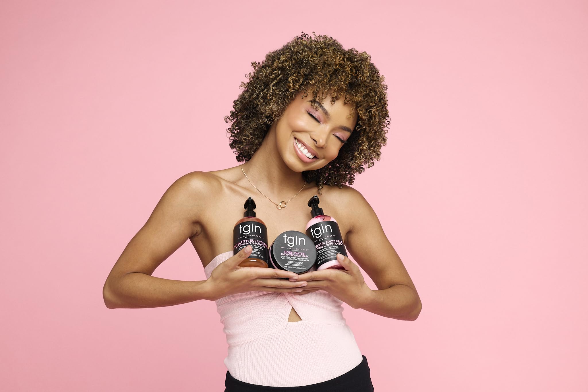 Foto 8 pulgar | Crema Rizada con Agua de Rosas y Loción para Peinar 240 ml - Venta Internacional