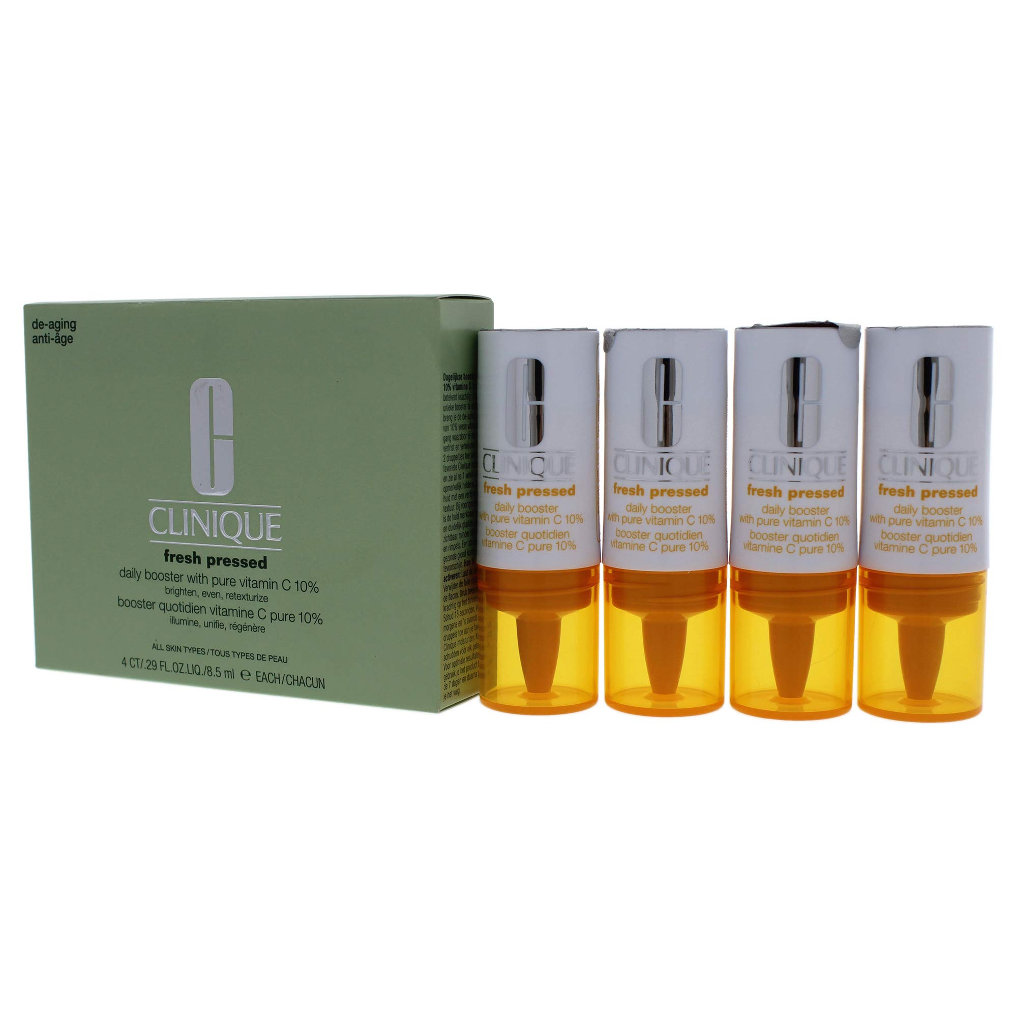 Foto 5 pulgar | Vitamina C Booster Clinique Fresh Pressed 8.5 Ml paquete de 4 - Venta Internacional