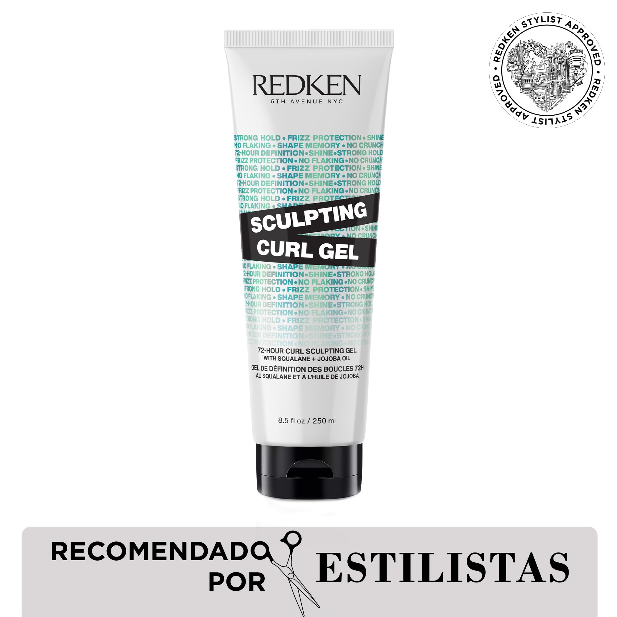 Foto 3 pulgar | Gel para Esculpir Rizos Redken 72 Horas Fijación Fuerte 150 Ml - Venta Internacional