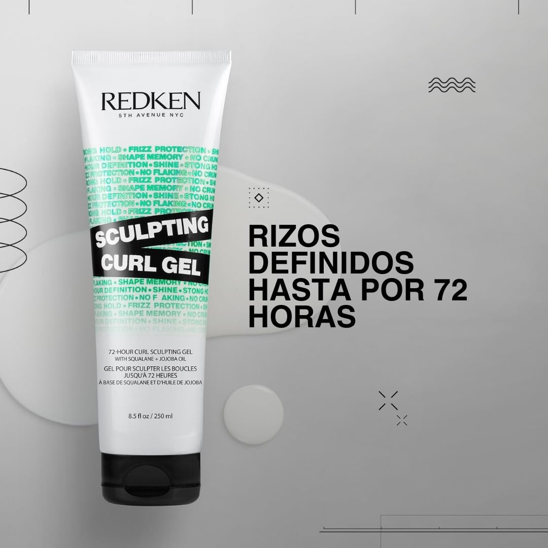 Foto 4 pulgar | Gel para Esculpir Rizos Redken 72 Horas Fijación Fuerte 150 Ml - Venta Internacional