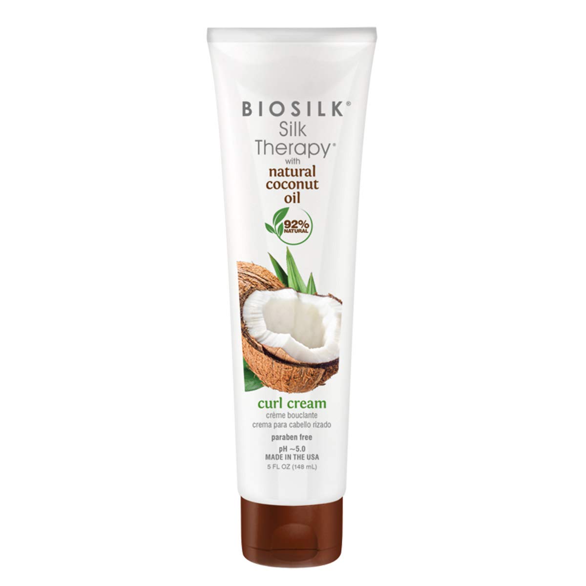 Foto 2 pulgar | Crema Para Rizos Biosilk Silk Therapy Con Aceite De Coco Orgánico 150 Ml - Venta Internacional.