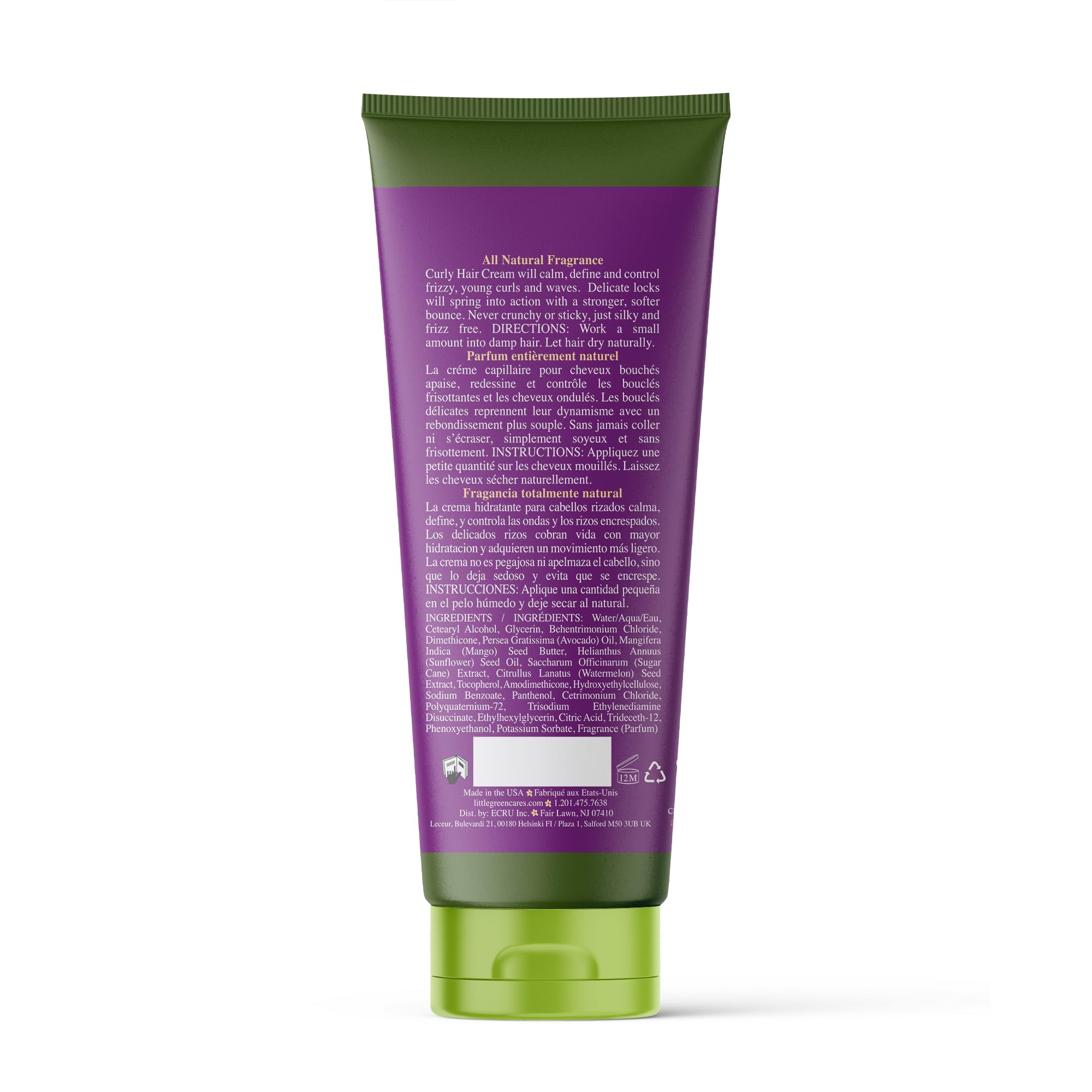 Foto 6 | Crema para Cabello Little Green Kids Curly Anti Frizz 236 ml - Venta Internacional