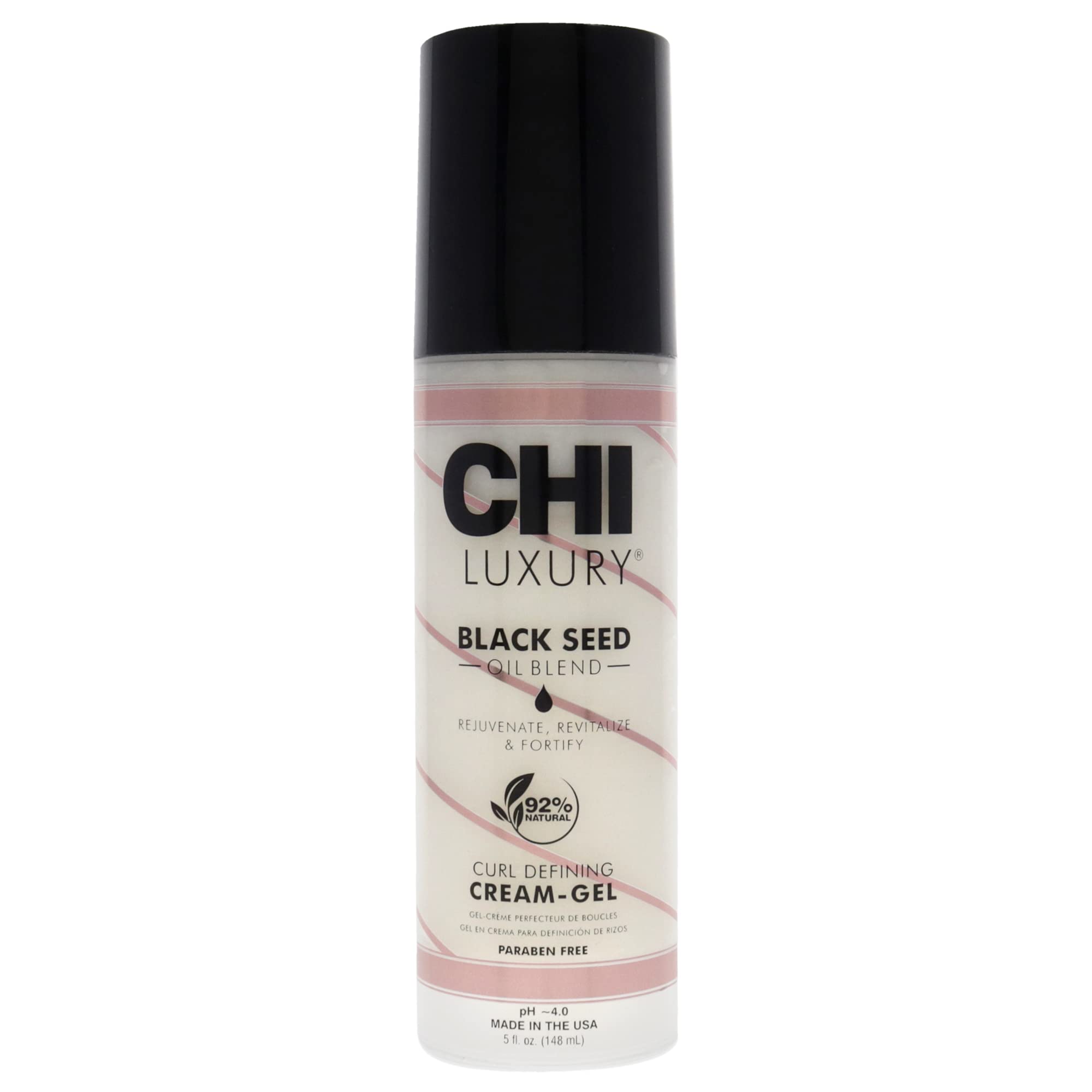 Crema En Gel Para Definir Rizos Chi Luxury, Aceite De Semillas Negras, 150 Ml - Venta Internacional.