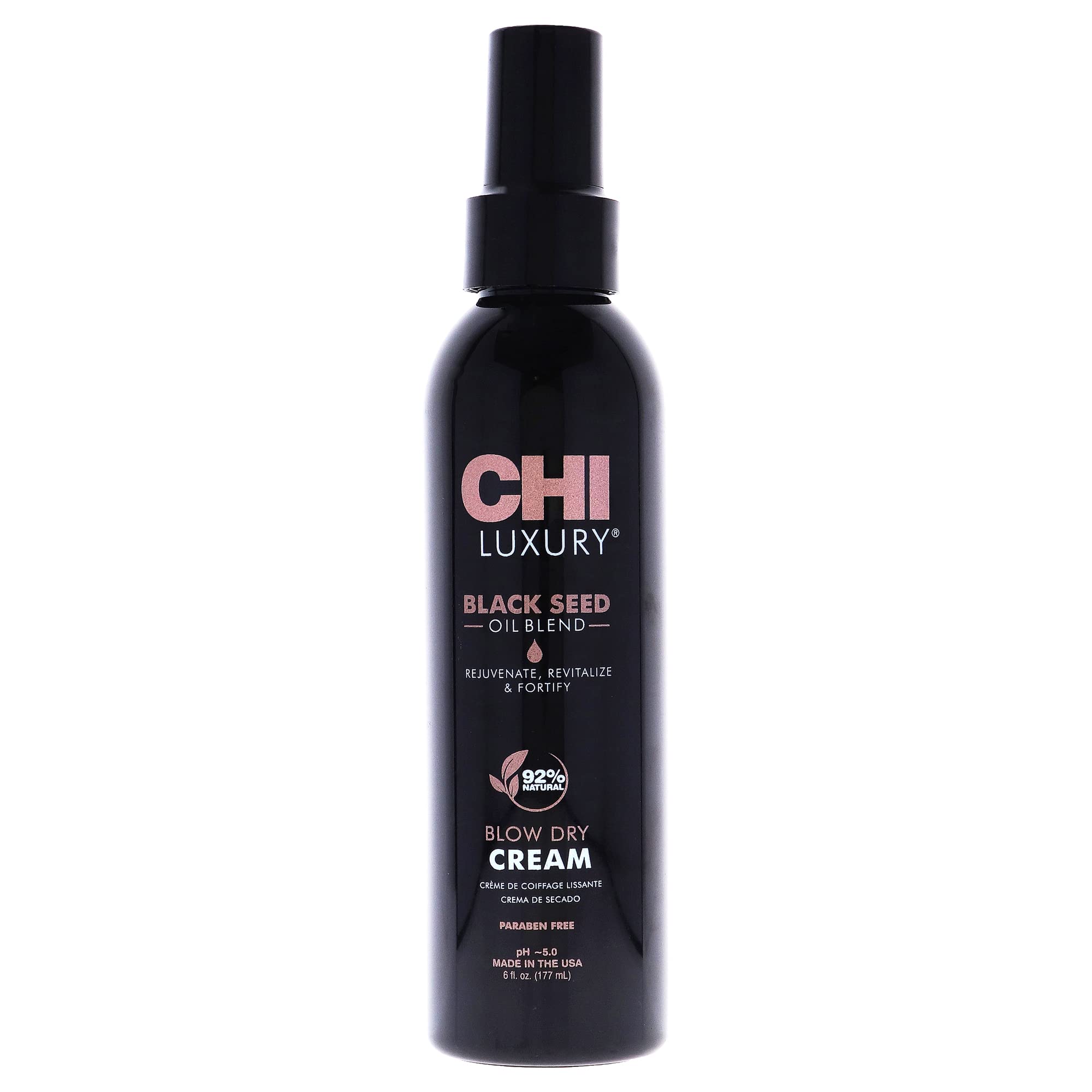 Blow Dry Cream Chi Luxury Aceite De Semillas Negras 180 Ml - Venta Internacional.