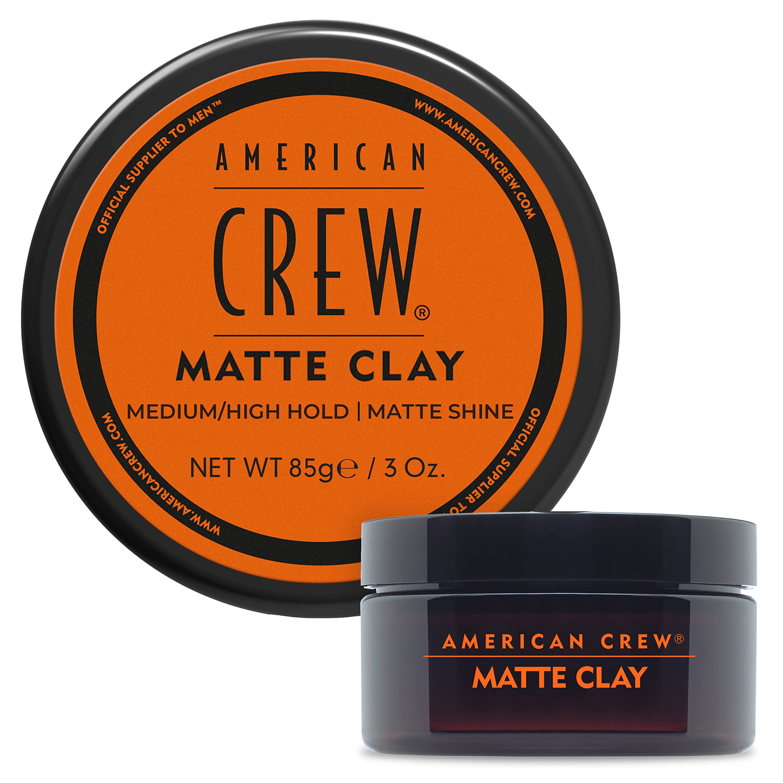 Arcilla Para El Cabello American Crew, Arcilla Mate, Fijación Media/alta, 90 Ml - Venta Internacional.