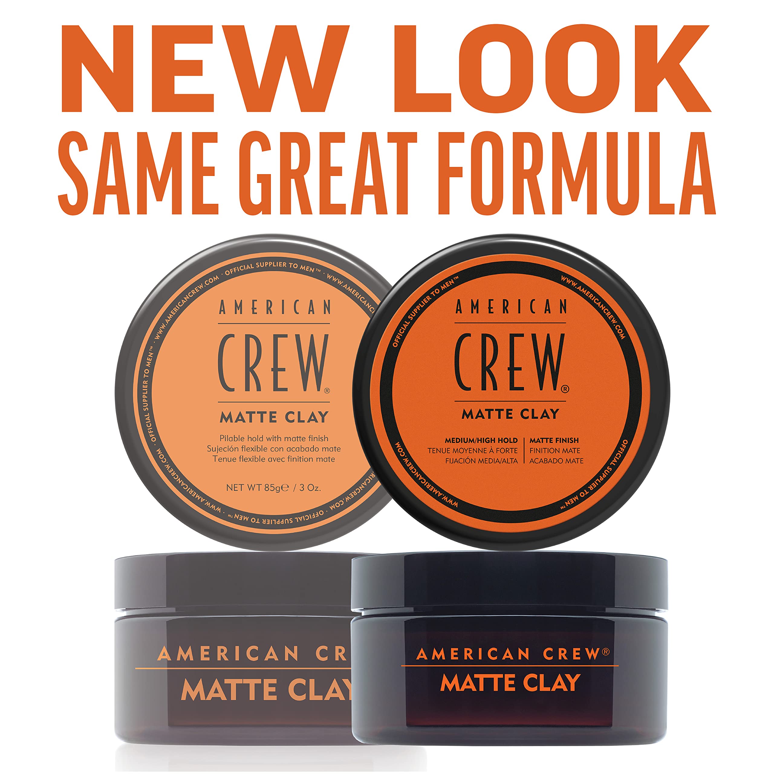 Foto 3 | Arcilla Para El Cabello American Crew, Arcilla Mate, Fijación Media/alta, 90 Ml - Venta Internacional.