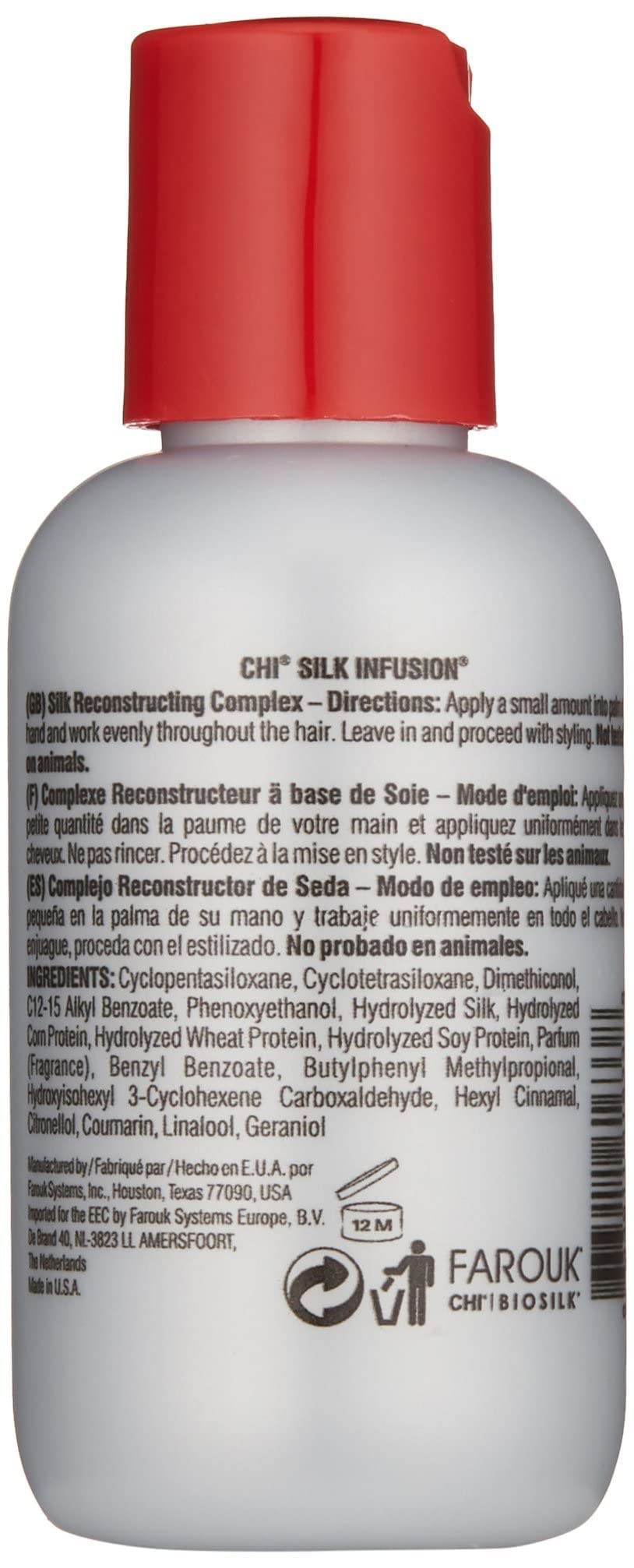 Foto 3 pulgar | Tratamiento Sin Enjuague Con Infusión De Seda Chi Para Todo Tipo De Cabello - Venta Internacional.