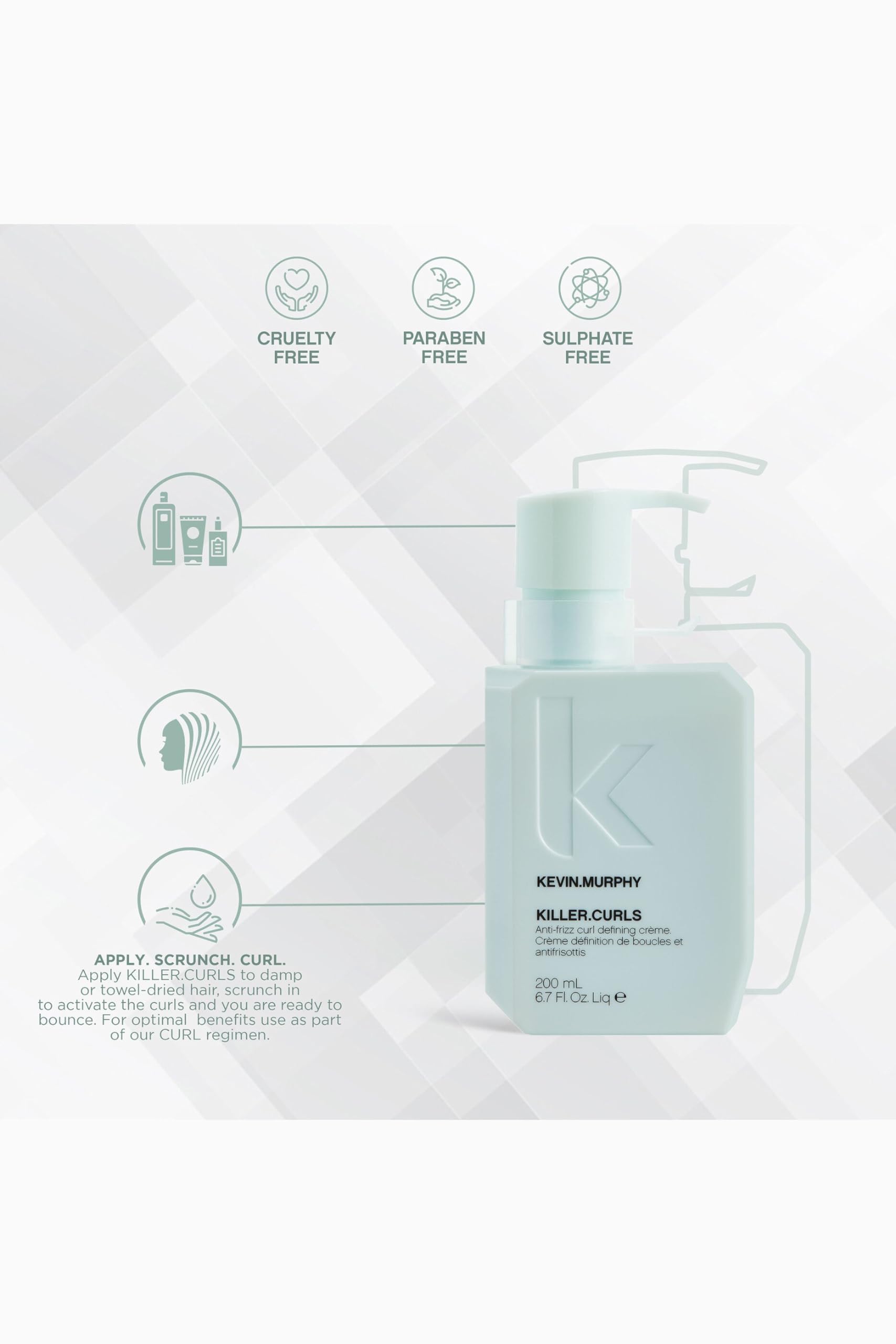 Foto 7 pulgar | Crema Kevin Murphy Killer Curls 200 Ml - Venta Internacional.