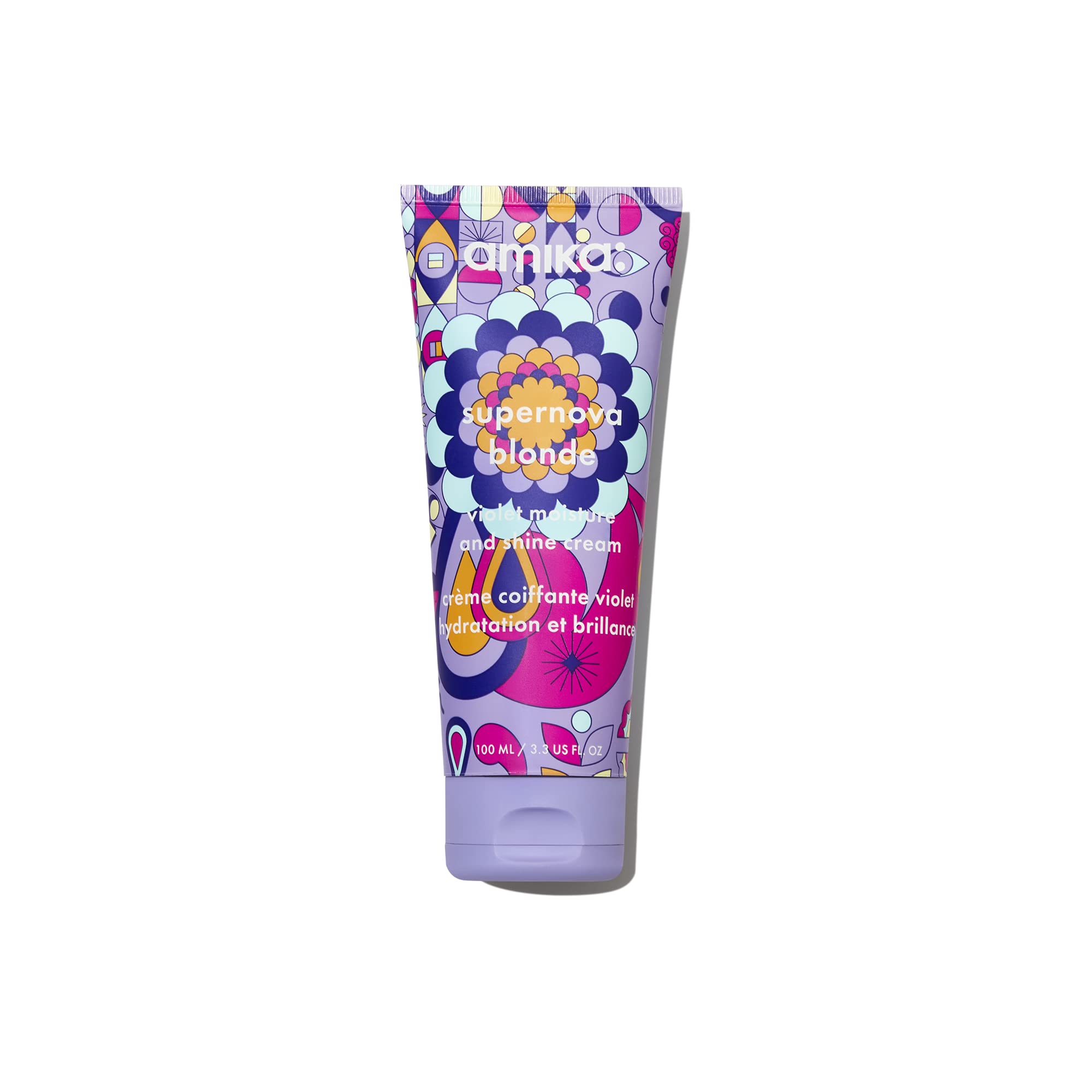 Foto 2 pulgar | Crema Amika Supernova Violet Moisture & Shine 100 Ml - Venta Internacional.