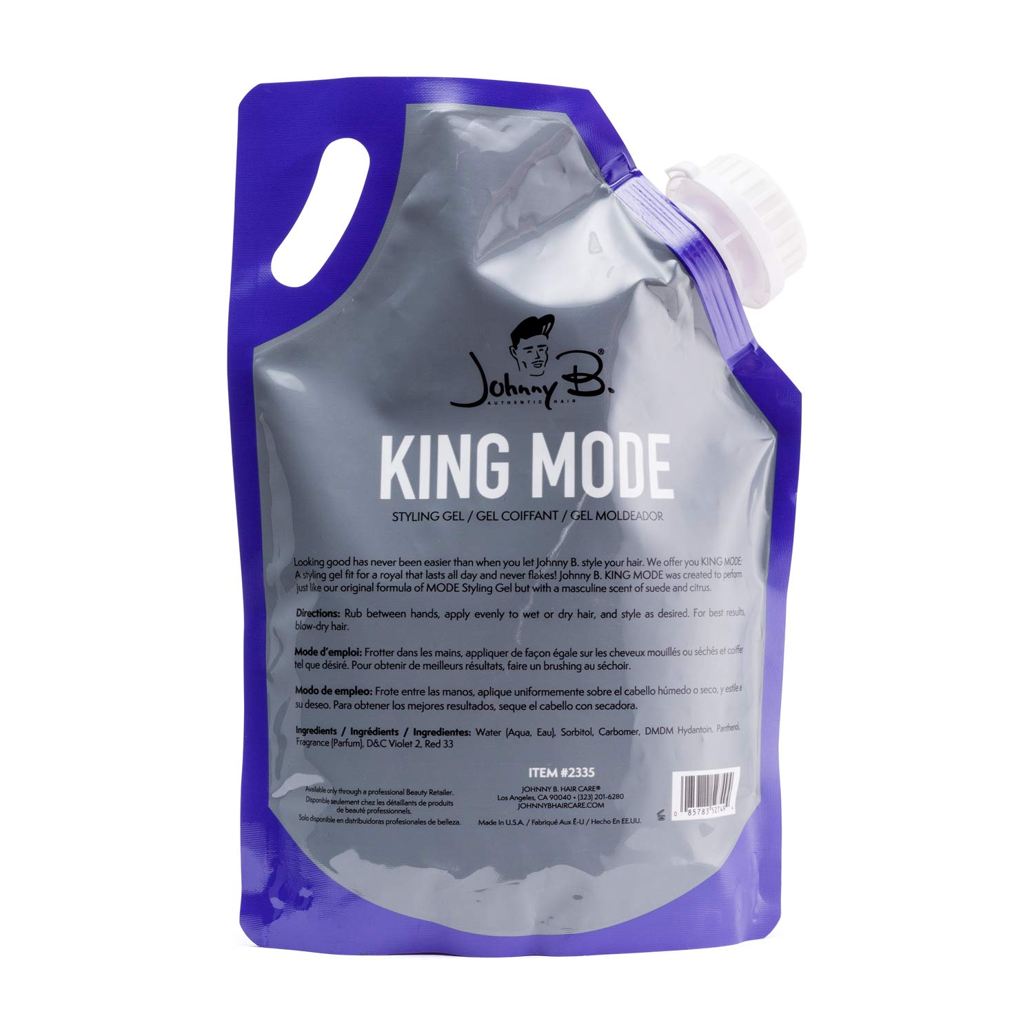 Foto 2 | Gel para Peinar Johnny B. King Mode 907 g - Venta Internacional