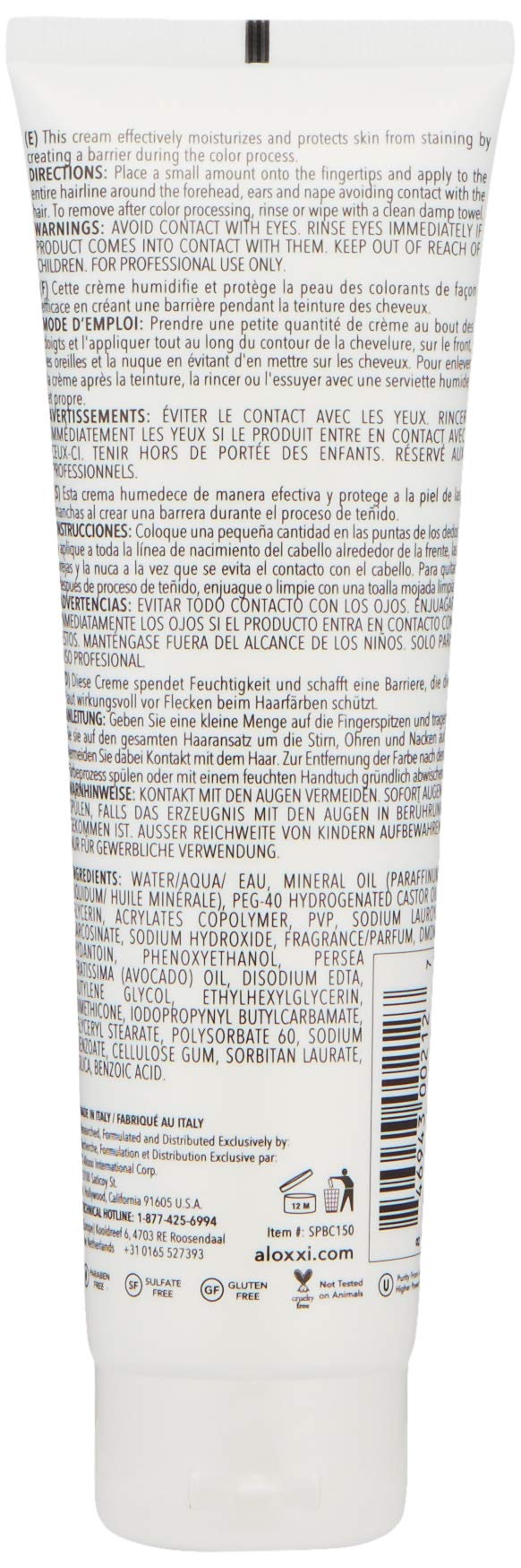 Foto 3 pulgar | Crema Protectora Para La Piel Aloxxi Barrier Creme 150 Ml - Venta Internacional.