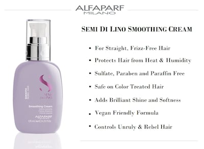 Foto 3 | Crema Alisante Alfaparf Milano Semi Di Lino Smooth 125ml - Venta Internacional.