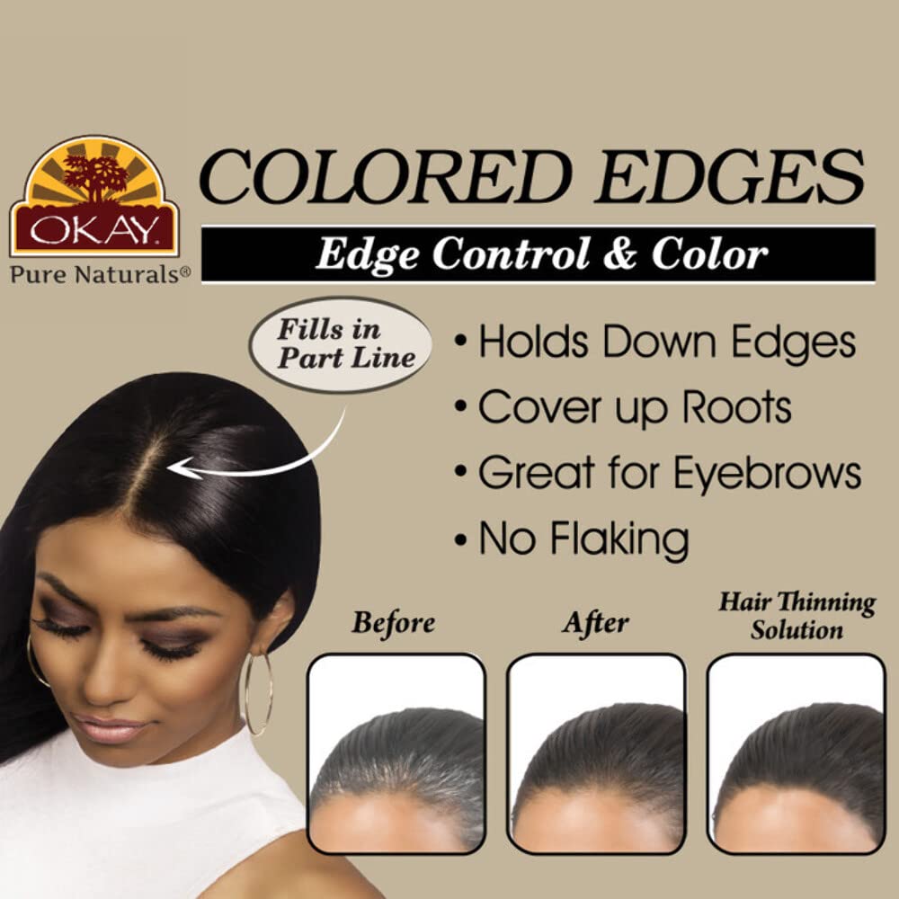 Foto 4 pulgar | Bordes Para Cabello Okay Brown, 30 Ml - Venta Internacional.