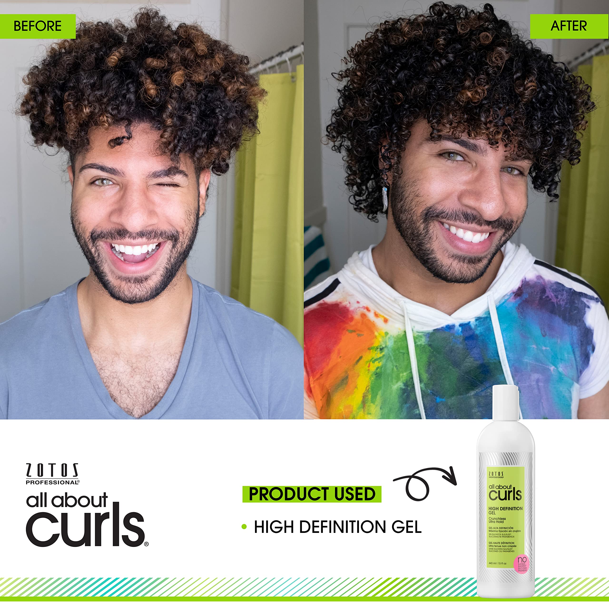 Foto 3 pulgar | Gel All About Curls De Alta Definición 450 Ml - Venta Internacional