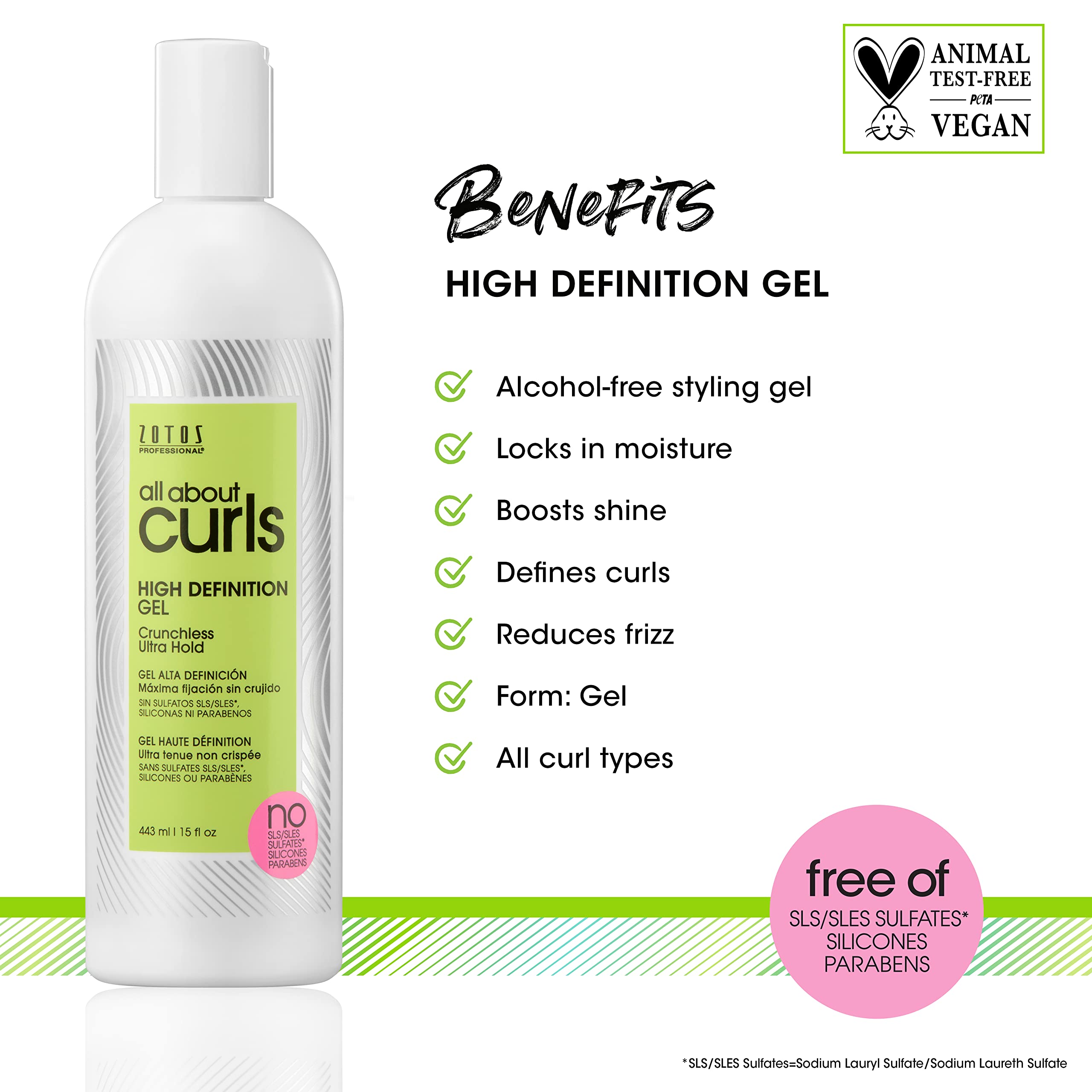 Foto 4 pulgar | Gel All About Curls De Alta Definición 450 Ml - Venta Internacional