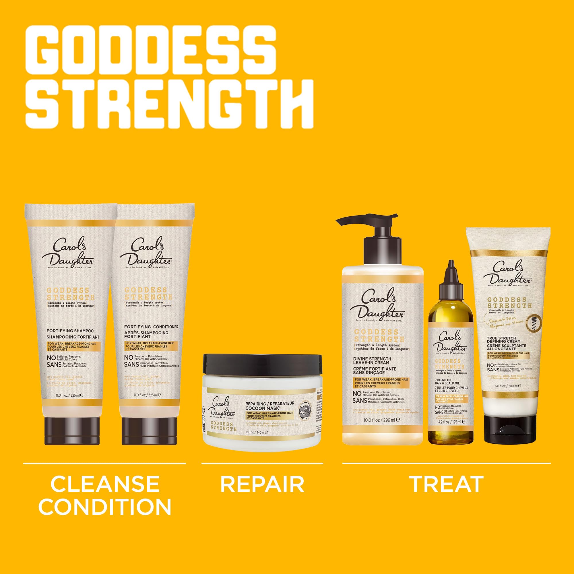 Foto 8 pulgar | Crema Para El Cabello Carol's Daughter Goddess Strength True Stretch - Venta Internacional.