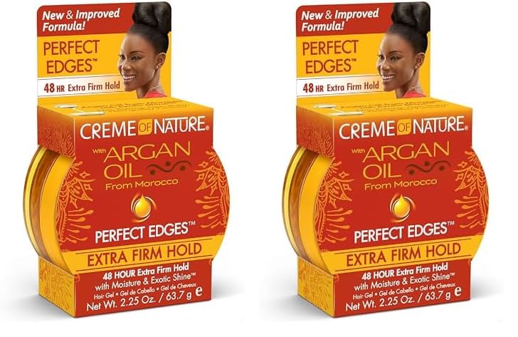 Gel Para El Cabello Creme Of Nature Perfect Edges Con Aceite De Argán, 65 Ml, 2 - Venta Internacional.