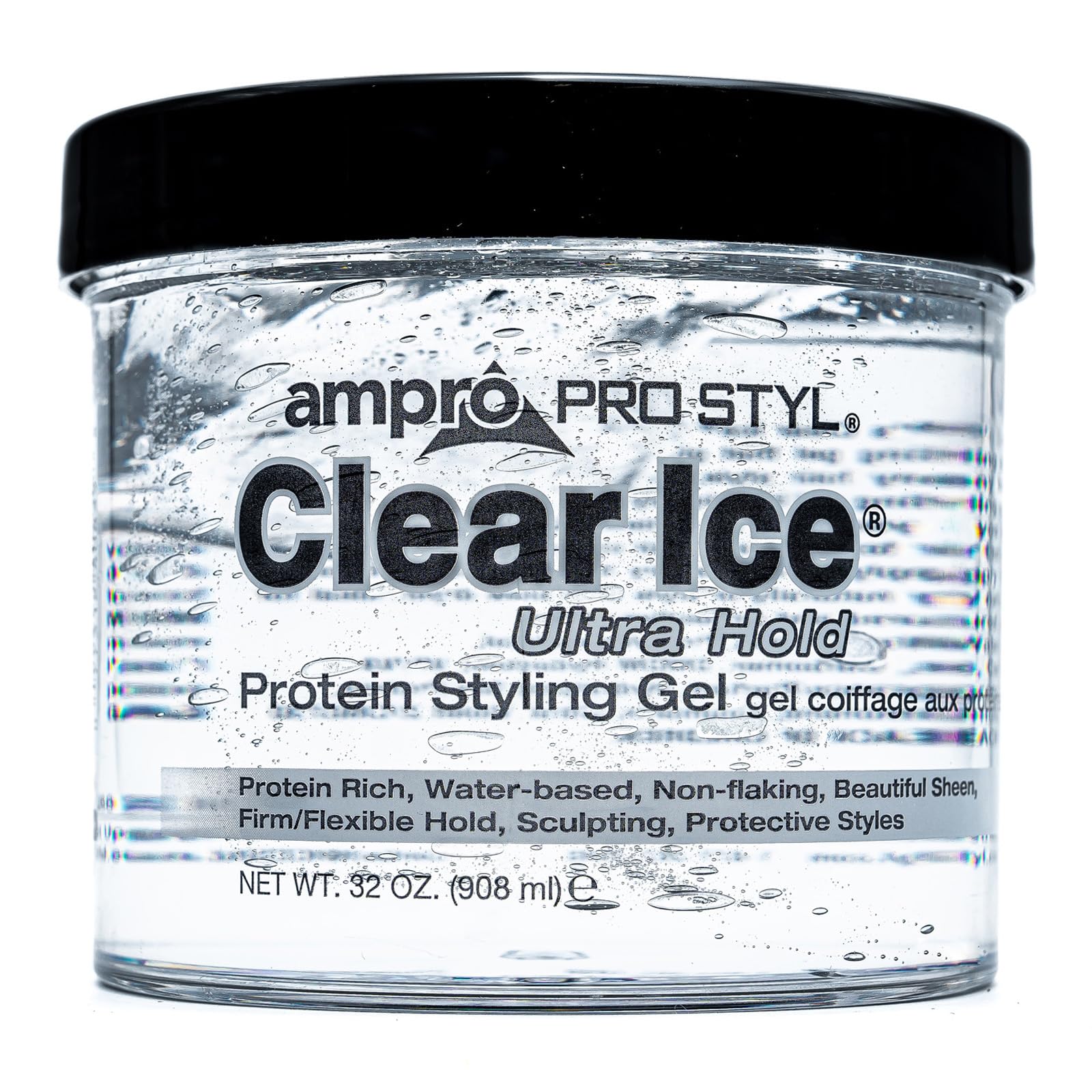 Foto 2 pulgar | Gel Para Peinar Ampro Pro Styl Clear Ice 946 Ml, Vegano, 32 Oz - Venta Internacional.