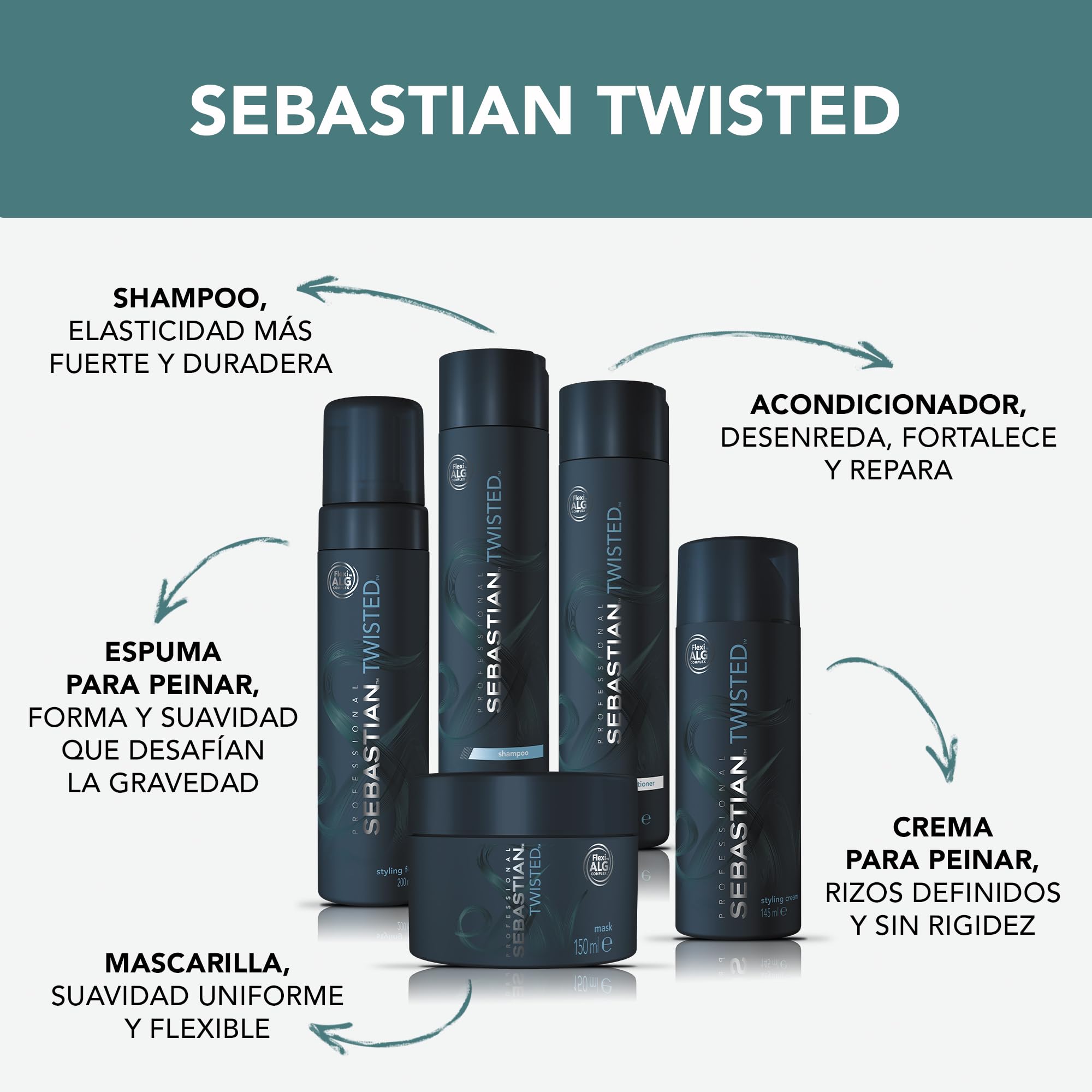 Foto 5 | Crema Para Peinar Sebastian Twisted Elastic Curl Magnifier 145 Ml - Venta Internacional.