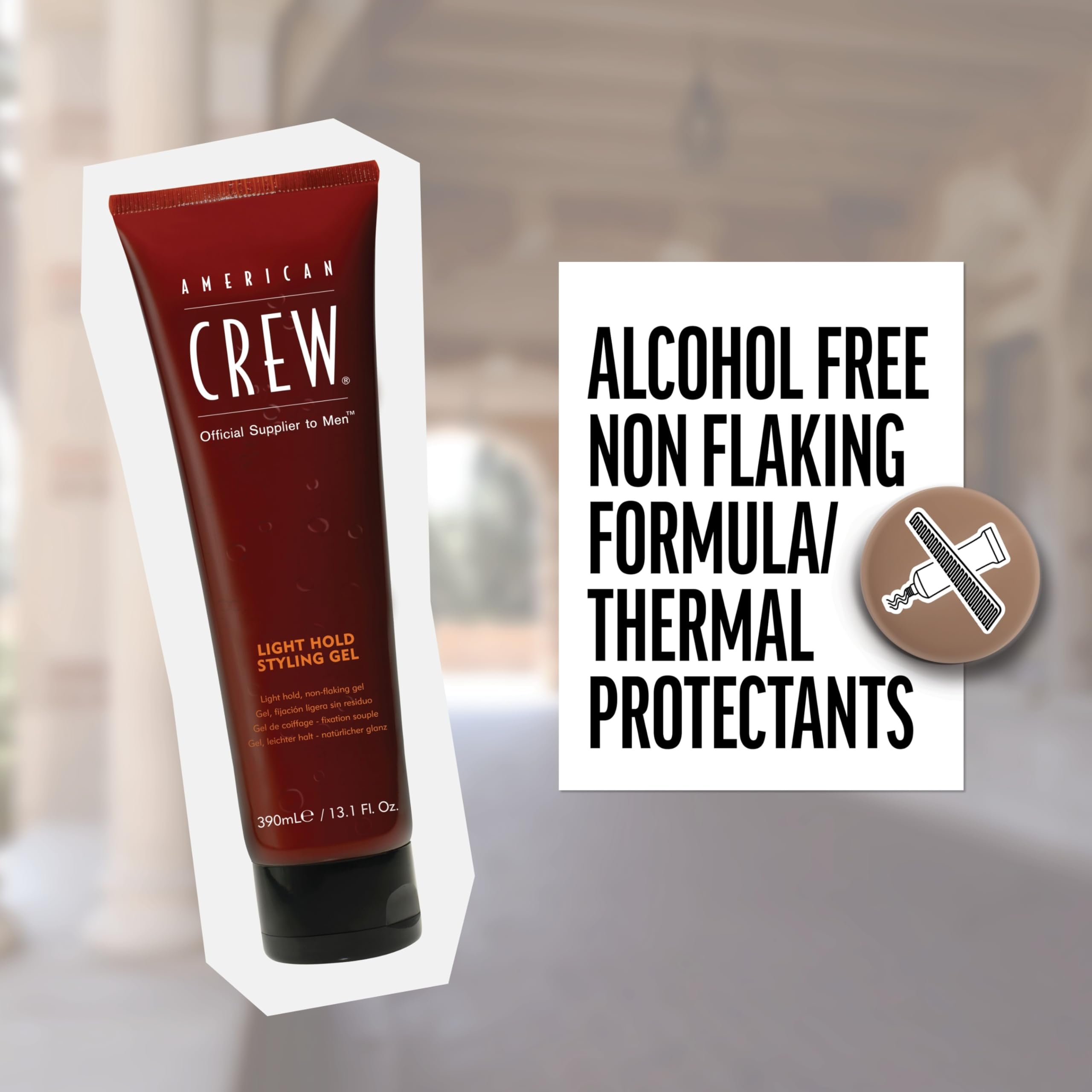 Foto 4 | Gel Para El Cabello American Crew Light Hold 388 Ml Para Hombre - Venta Internacional.