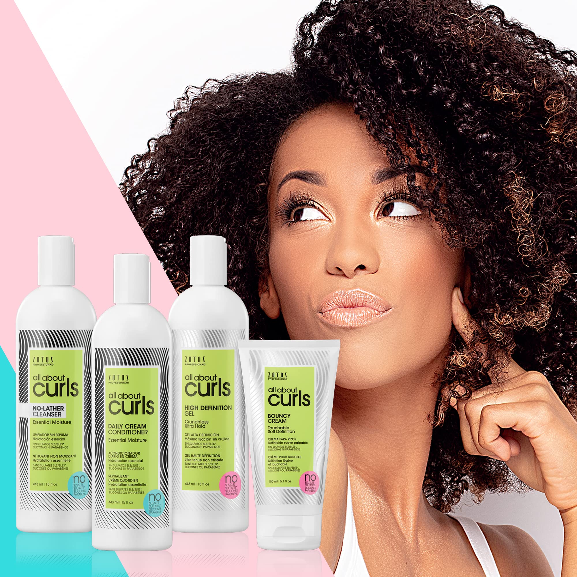 Foto 8 pulgar | Crema De Peinado All About Curls Bouncy, Vegana, Sin Sulfatos, 300 Ml - Venta Internacional.