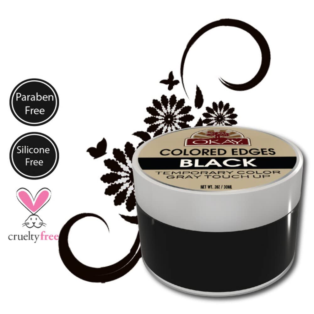 Foto 5 pulgar | Color De Pelo Touch Up Okay Colored Edges, Color Negro, 59 Ml - Venta Internacional.