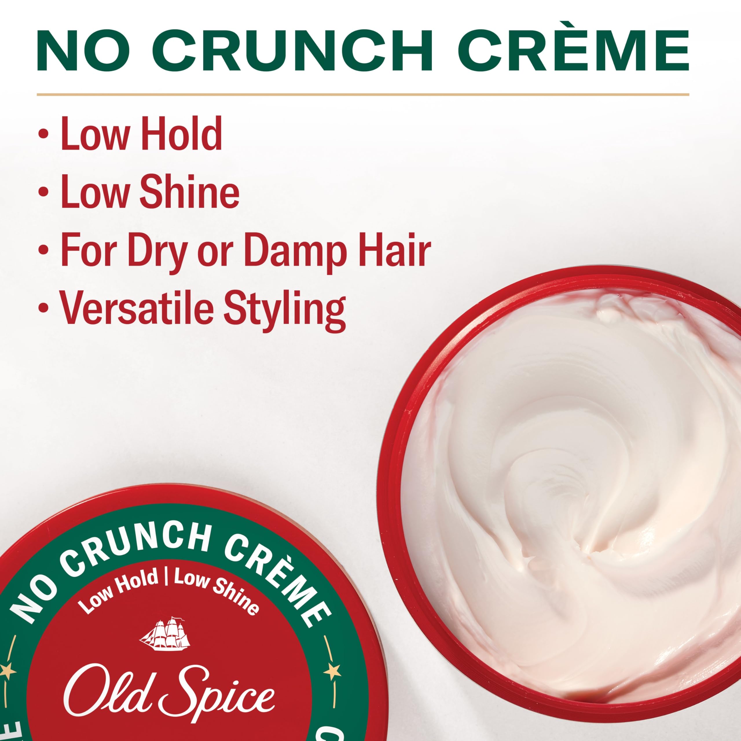 Foto 4 pulgar | Crema Para Peinar Old Spice No Crunch Low Hold, 65 Ml, Para Hombres - Venta Internacional.