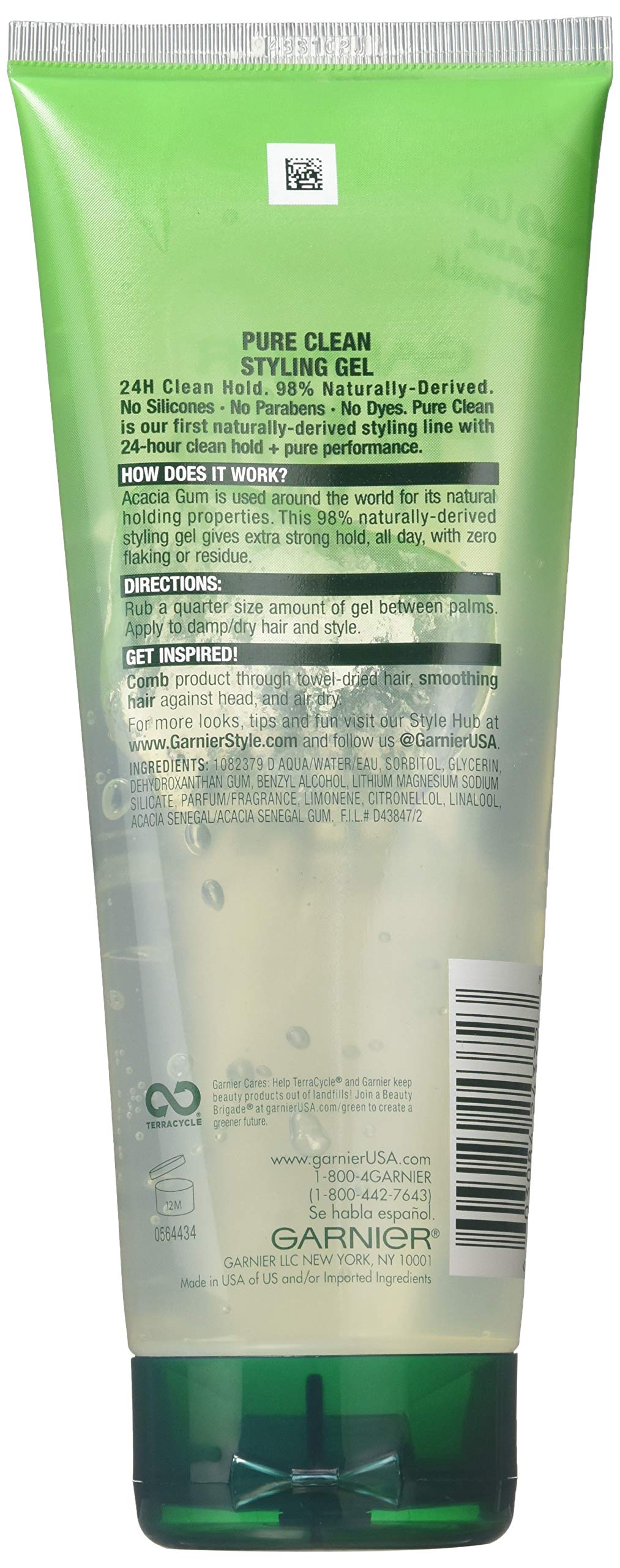 Foto 3 pulgar | Gel De Peinado Garnier Fructis Style Pure Clean 200 Ml (paquete De 6) - Venta Internacional.